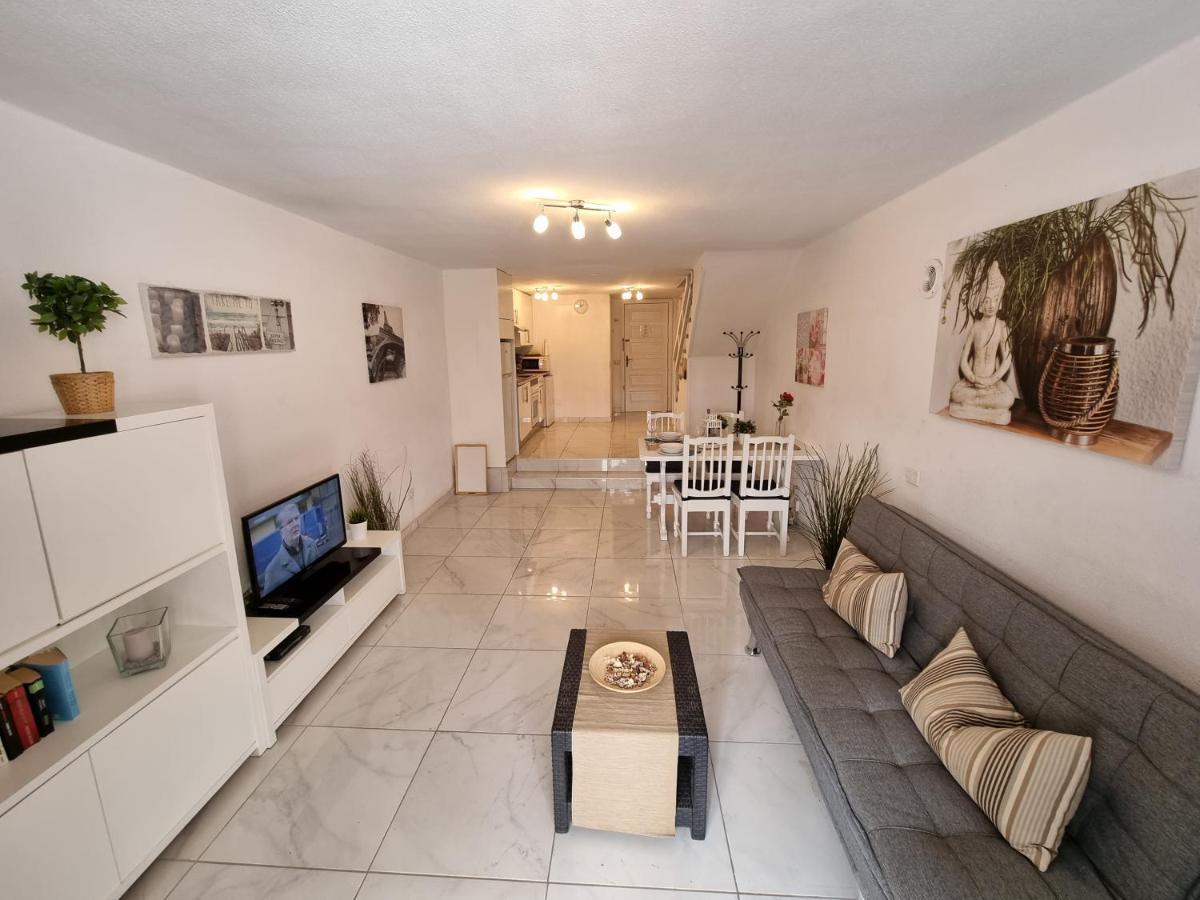 Duplex Apartment Vistamar, Sea-View, Heated Pool In Parque Santiago 2, Wifi Playa de las Américas Kültér fotó